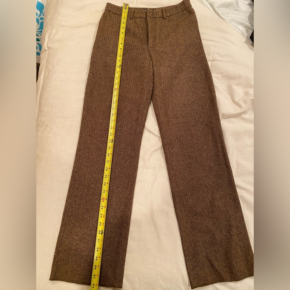 Ralph Lauren brown straight leg pants size 8